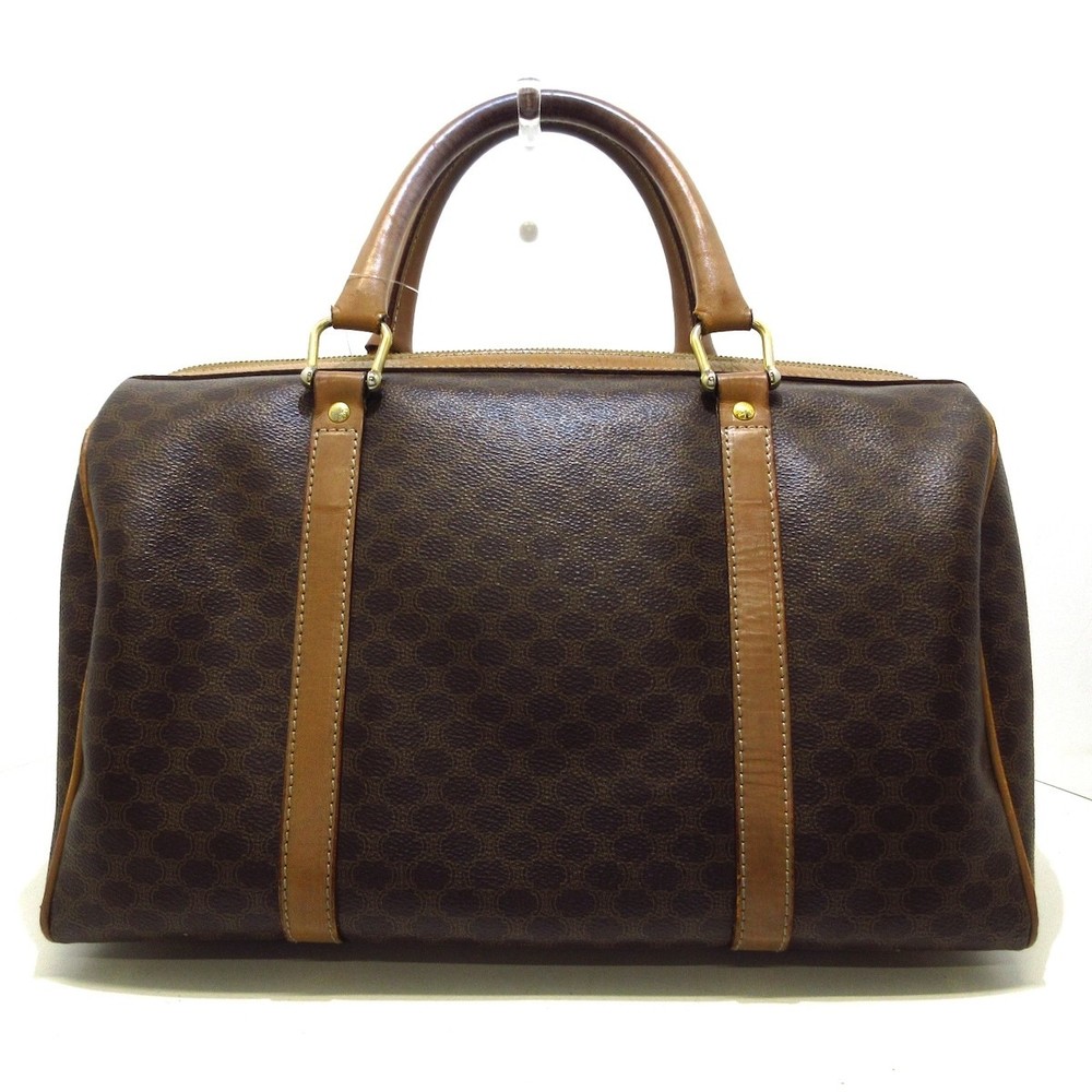 Celine Macadam Pattern Handbag Brown - image 3